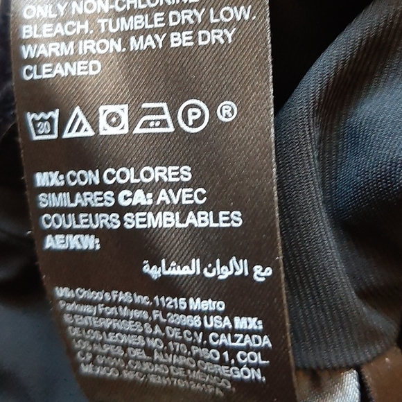 WHBM - THE LEGGING - Beautiful black velvet-like leggings for women - Size: L - Picture 7 of 10